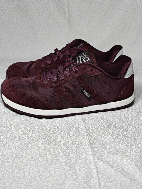 Xero Shoes - XERO Wynn Minimalist Nylon Athletic Burgundy Sneaker Women's Shoe Sz 5